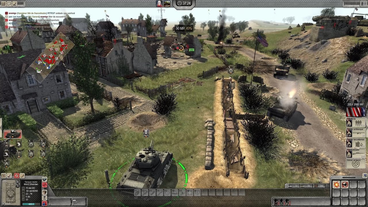 Men of war Assault Squad 2, Gameplay Partida Multijugador, Batalla Histórica,Comentado.