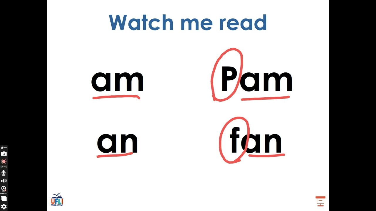 UFLI Lesson 11: Nasalized A (am, an)