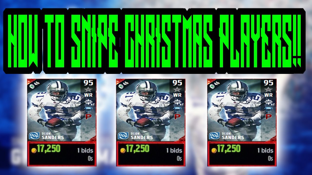 How To Snipe MUT 17 Christmas Promo Players!!! live snipe on vid!!!!!