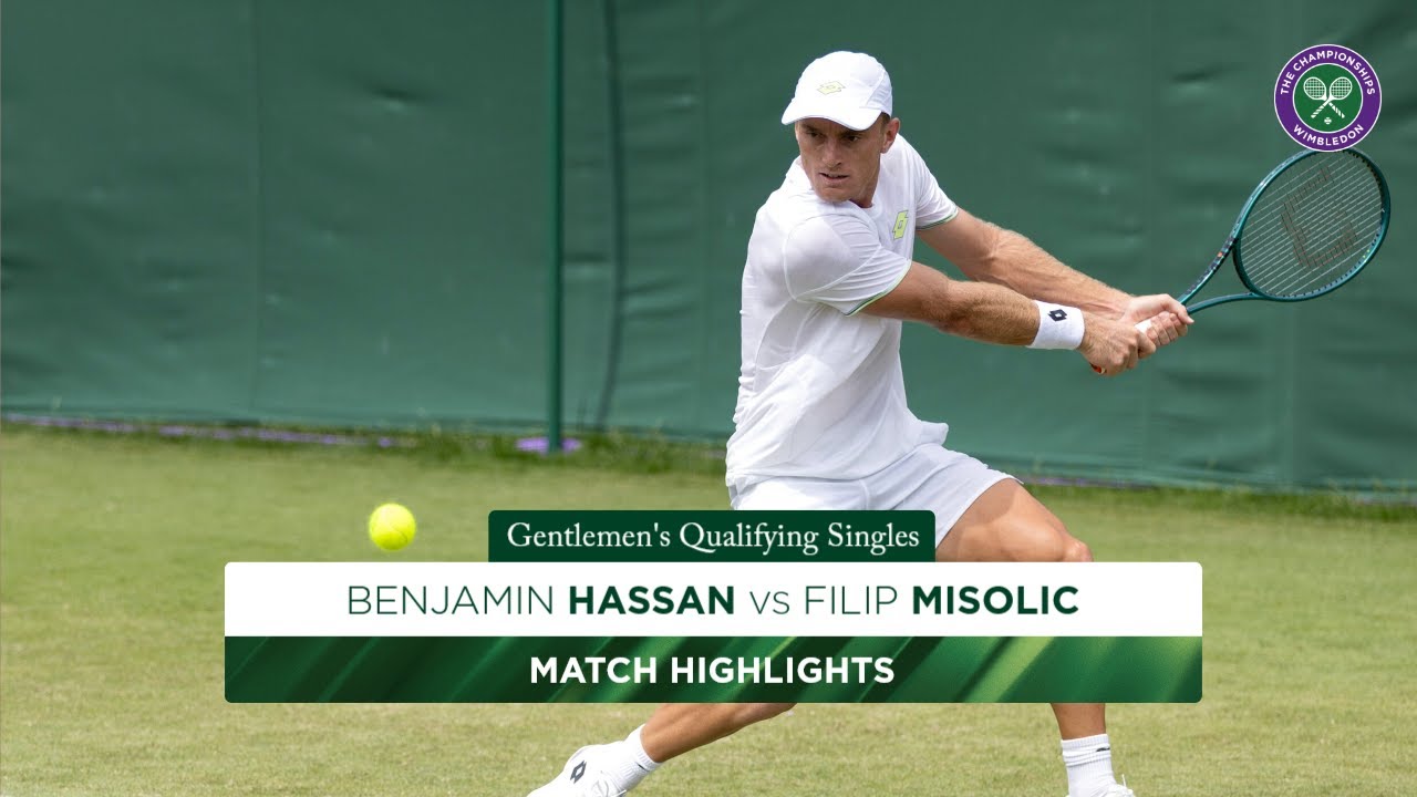 Misolic POWERS into main draw! | Benjamina Hassan vs Filip Misolic | Highlights | Wimbledon 2025