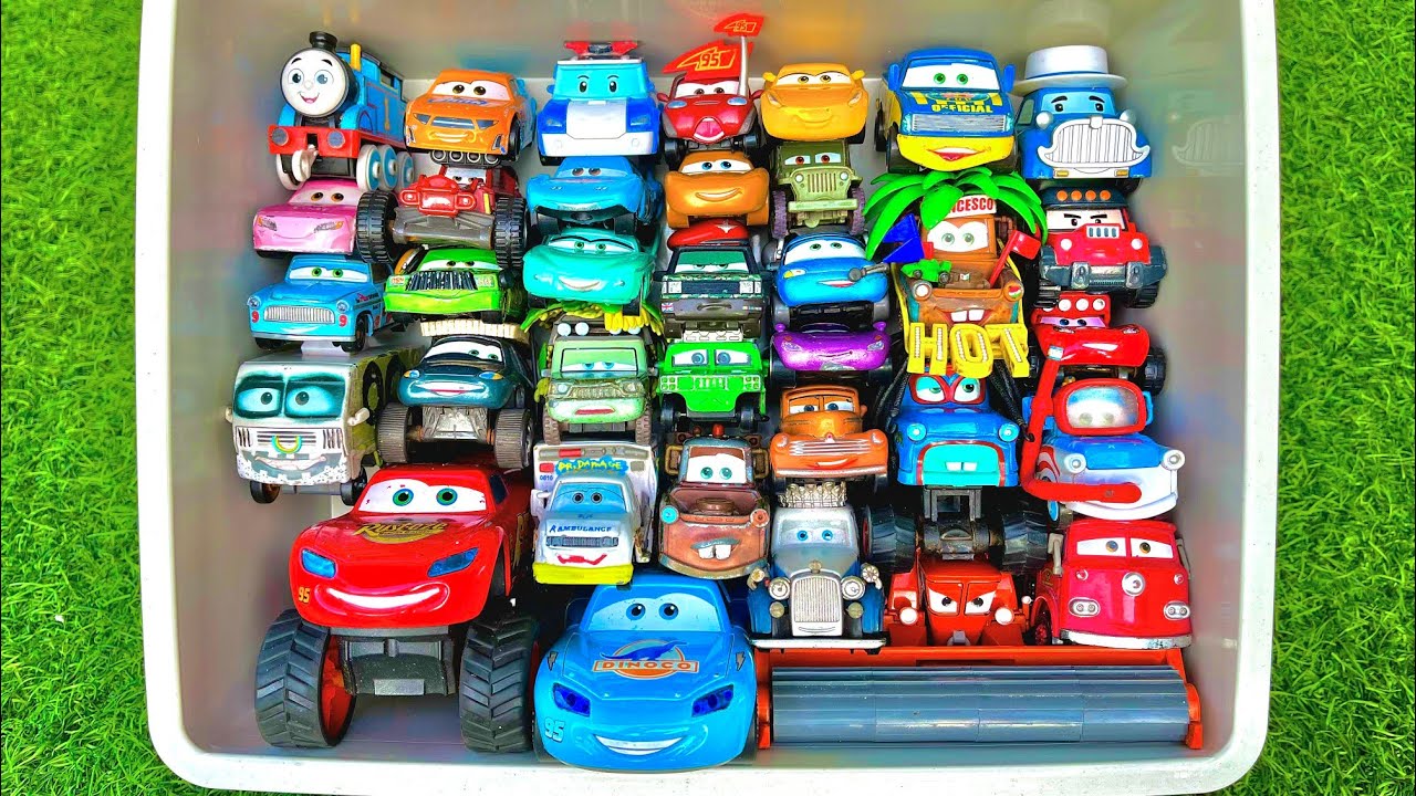 Disney Pixar Cars Unboxing Review | Lightning Mcqueen, Tow Mater, Doc Hudson, Sally Carrera, Cruz