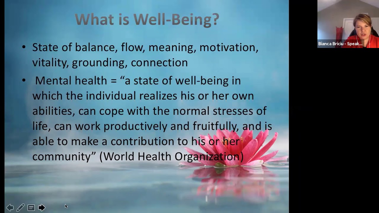 Mental Health webinar with Bianca Briciu, PhD, hosted by MCIS Language Solutions