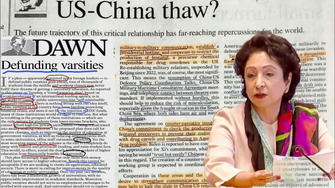 Today's Dawn Editorial With Urdu Translation| Dawn newspaper| English Newspaper Reading|