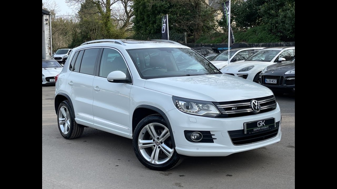 2016 VW Tiguan 2.0 TDI R Line 4motion DSG 184bhp with Pan Roof, Leather, Nav, DAB for sale at GK
