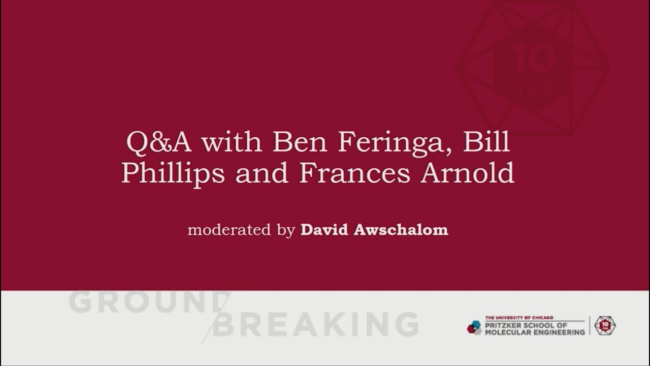 Q&A with Frances Arnold and William D. Philips
