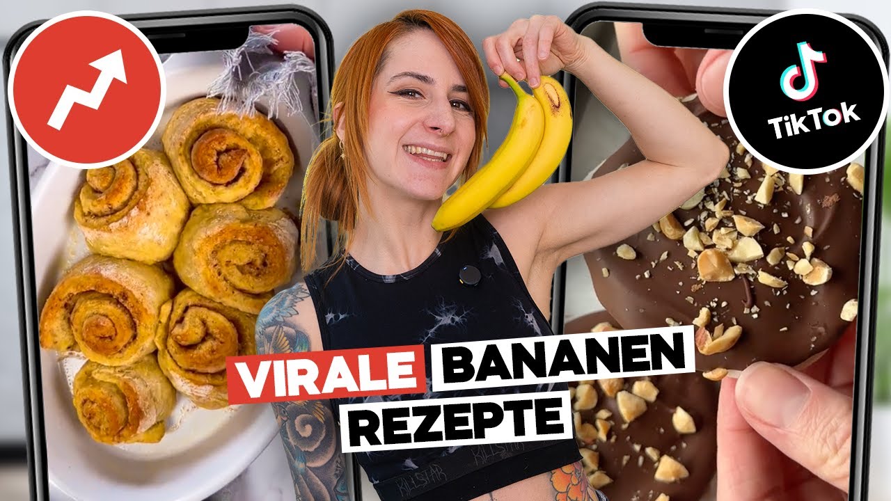 Ich teste virale BANANEN Rezepte 2025 von TikTok 🍌
