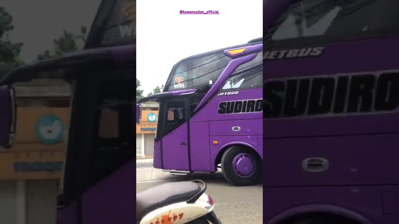 Suara Knalpot Suuoss Jet Darat❕Bus Sudiro Tungga Jaya 