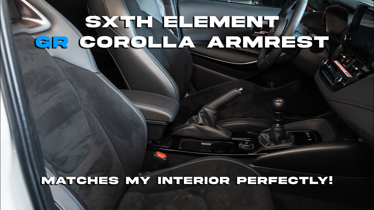 This SXTH Element Arm Rest is PERFECT for my GR Corolla!