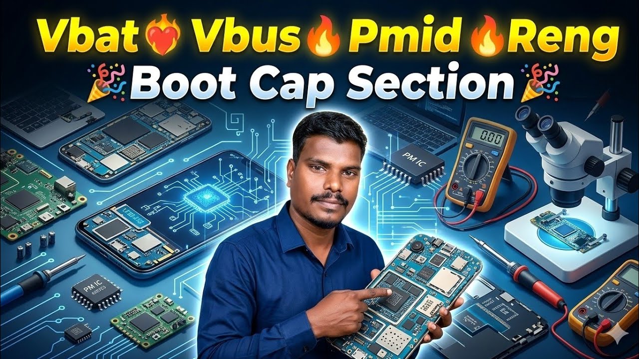 Vbat❤️‍🔥 Vbus🔥 Pmid 🔥Reng 🎊Boot Cap Section 🎊#MSTTechnician🙏🙏🙏🙏🪛🪛🪛🚀🚀🚀