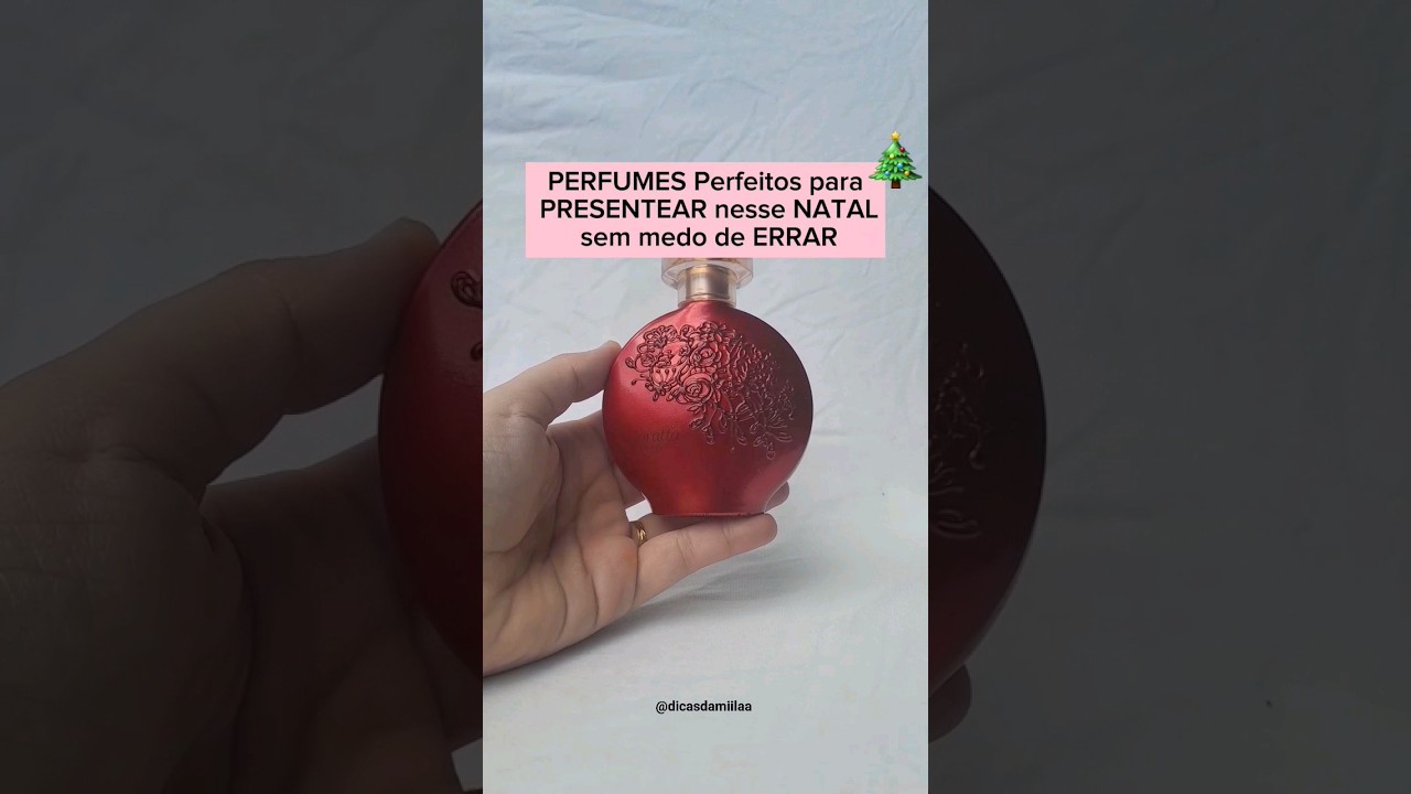 Perfumes perfeitos para presentear nesse Natal