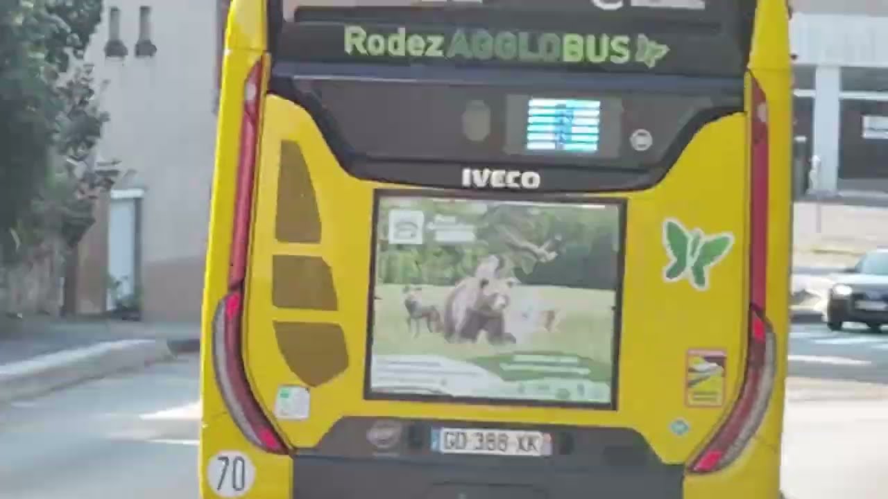 Iveco Urbanway 12 BHNS GNV n°183 sur la ligne B destination Olemps Mairie ‐ Réalisée avec Clipchamp