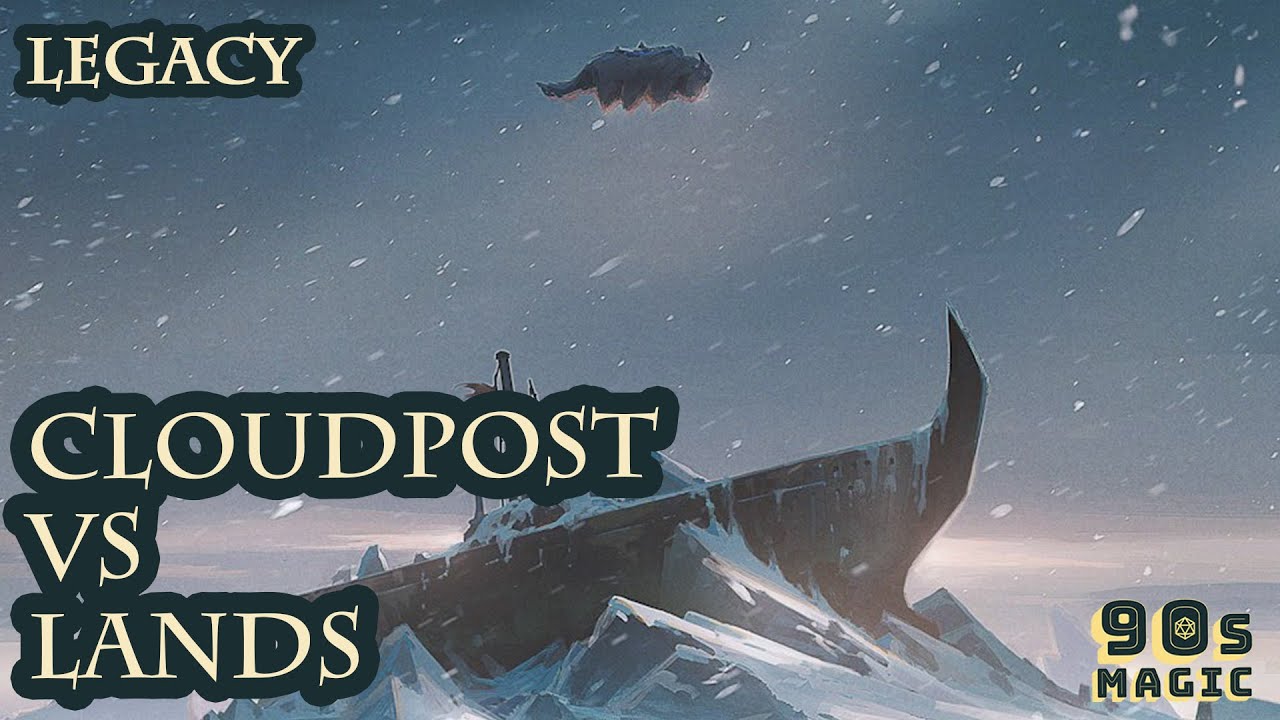 Mono Blue Cloudpost против Lands [MTG Legacy]