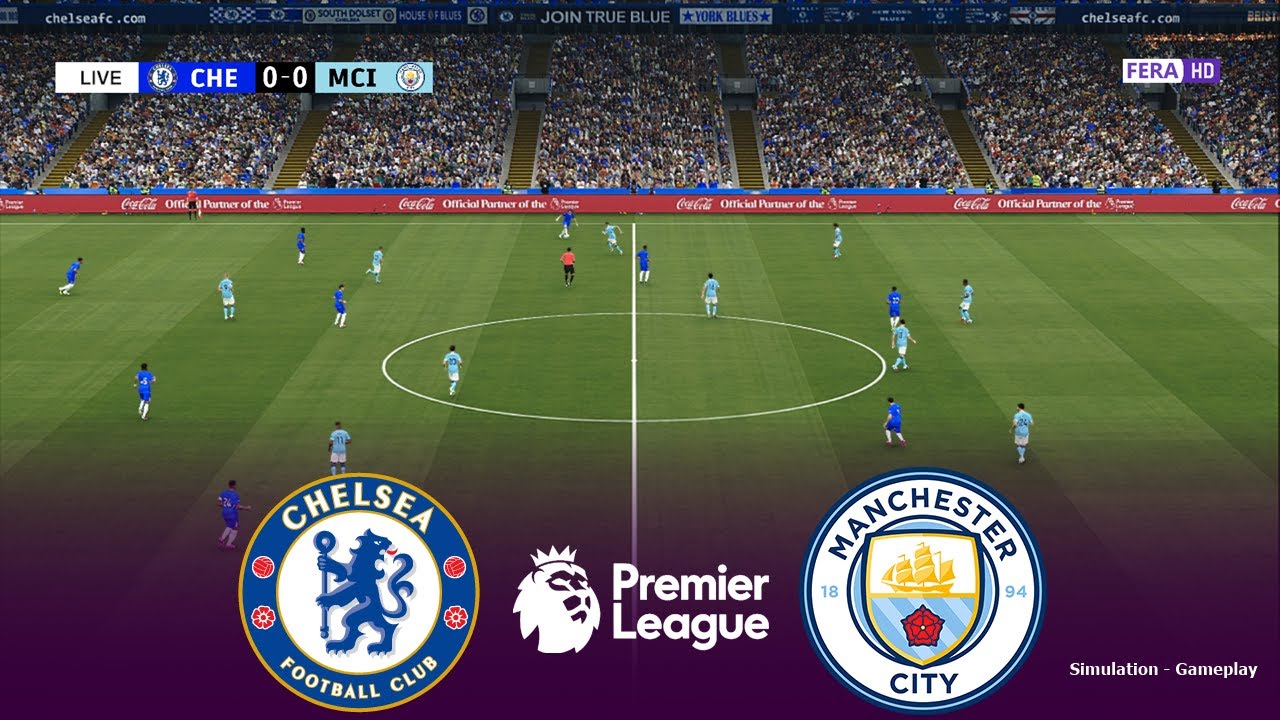 CHELSEA vs MANCHESTER CITY Live | Premier League 2026 | 12 April 2026 | Simulation PES 2021 Gameplay
