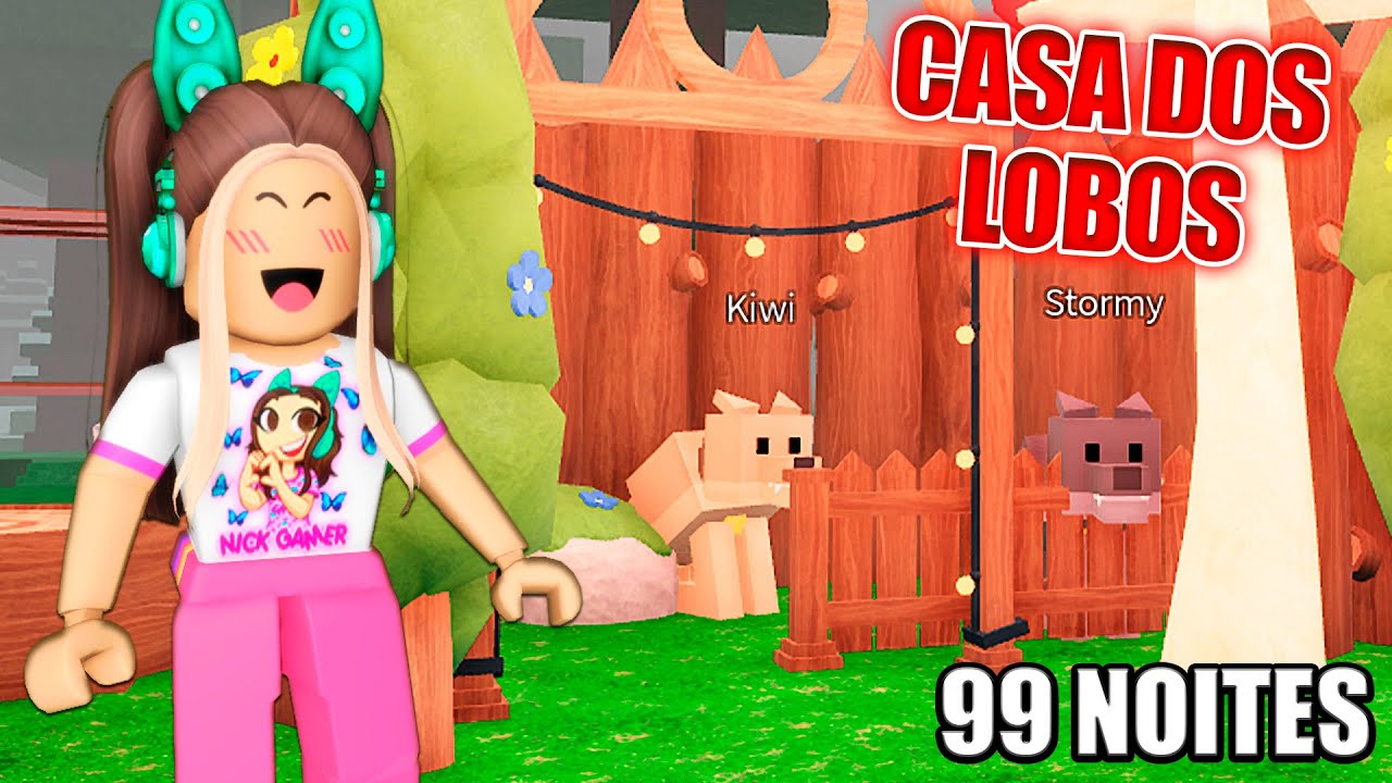 FIZ UMA CASA PARA OS ANIMAIS em 99 NOITES na FLORESTA! - Roblox