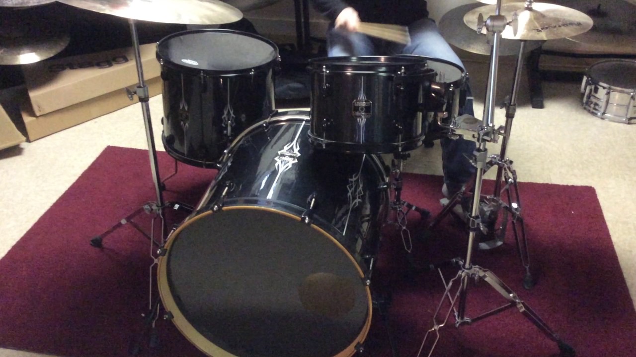 gretsch club mod rare black widow finish SHELL PACK