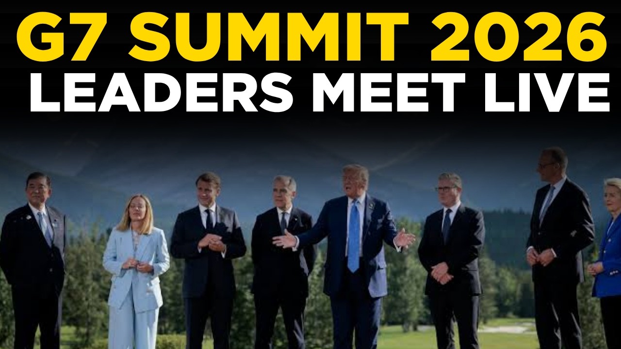 G7 Summit 2026 LIVE: Trump, Macron & World Leaders Meet | Iran Deal, Trade, Economy & Security