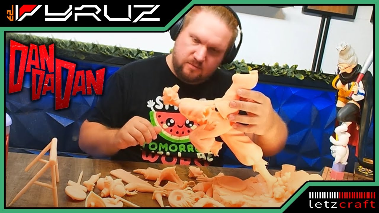 DanDaDan 1:4 Figuren bemalen - Momo & Okarun 3D-Druck wird bunt! [1/2]