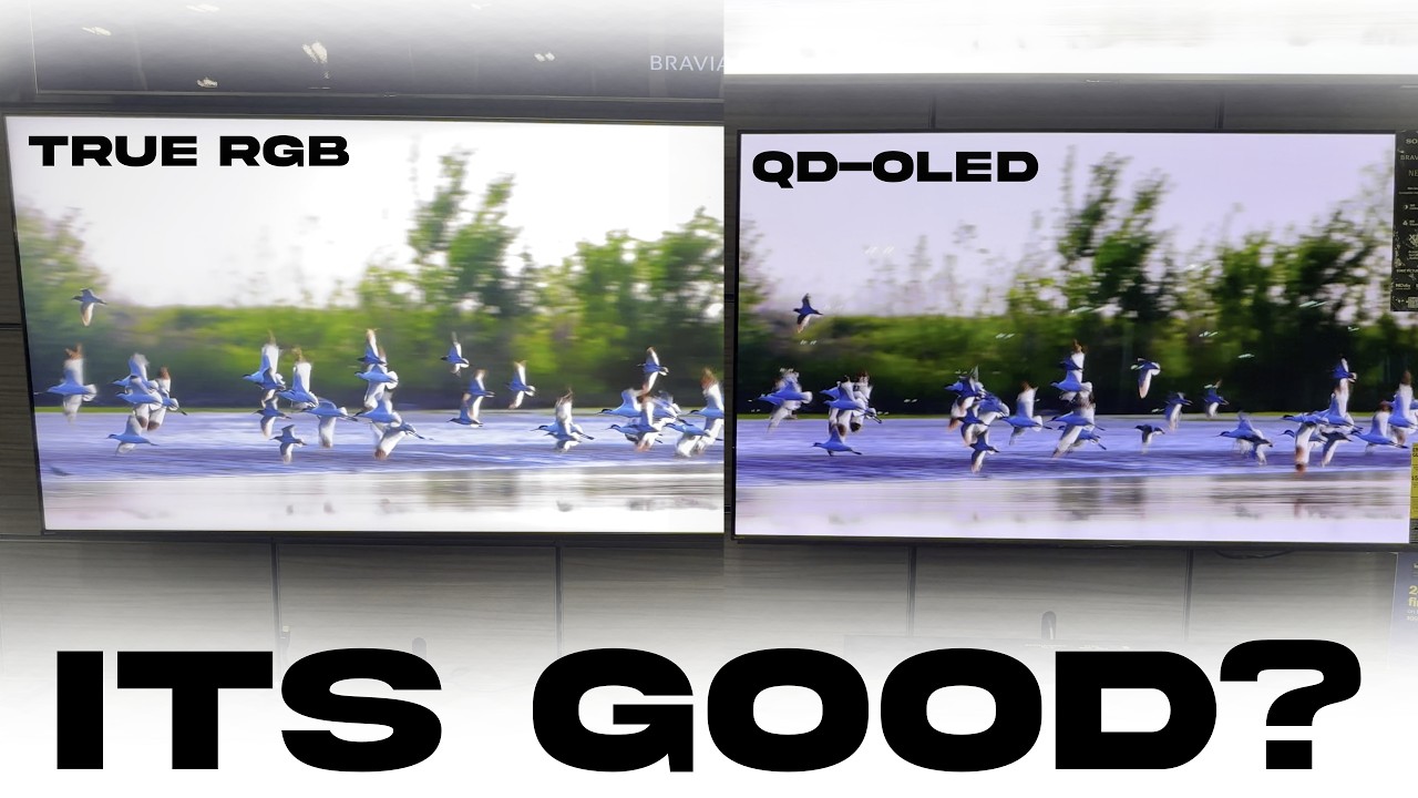 W końcu zobaczyłem telewizor Sony True RGB kontra QD-OLED