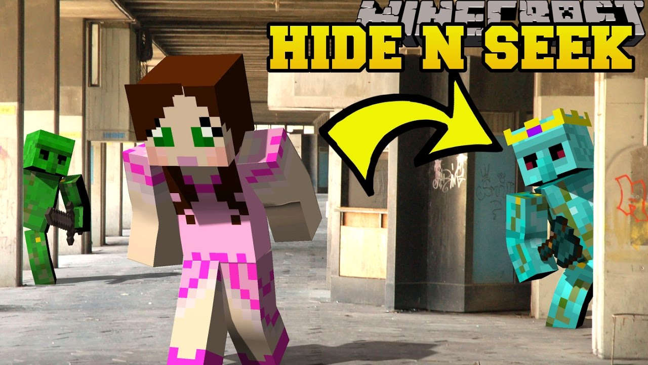Minecraft: DIAMOND GOLEMS HIDE AND SEEK - Morph Hide And Seek - Modded Mini-Game