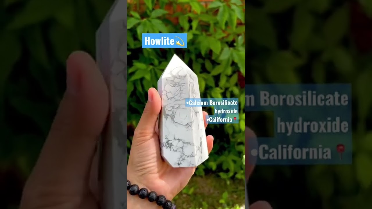 💎Howlite meaning & Composition 💫 #crystals