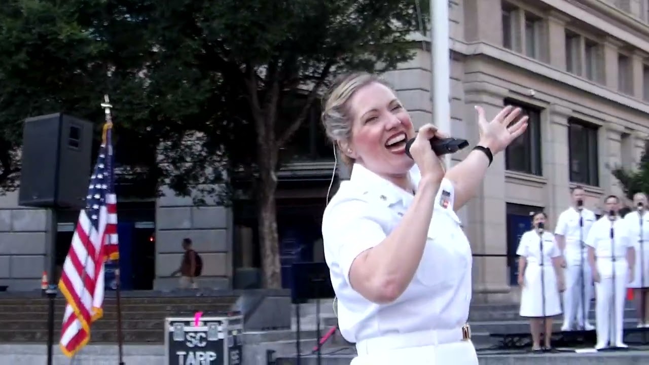 United States Navy Band Sea Chanters @ Navy Memorial Plaza - Dancing In The Street. August 20, 2024