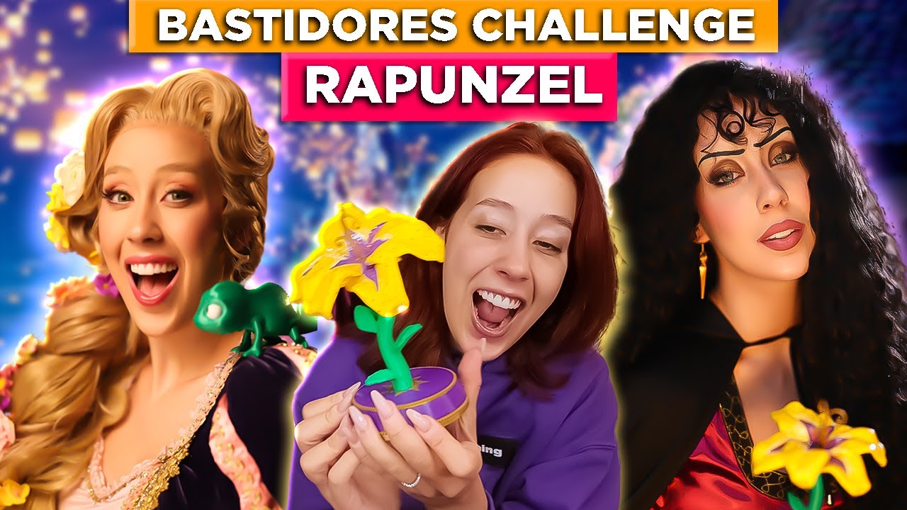 ME TRANSFORMEI NA MINHA PRINCESA FAVORITA! | Bastidores #challenge