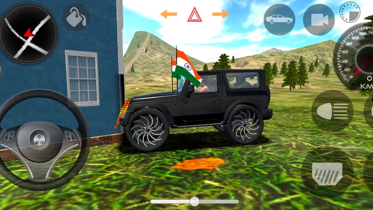 Modified Mahindra Thar😈Games:Indian Red Thar (Gadi Wala Games) Car Game Android Game - #2025#india