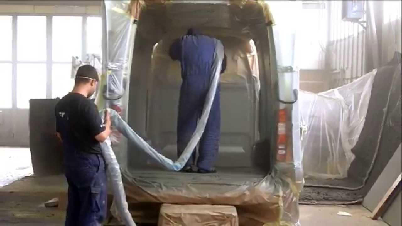 Ladeflächenausbau loading area expansion Mercedes Sprinter | kba-beschichtungstechnik.de