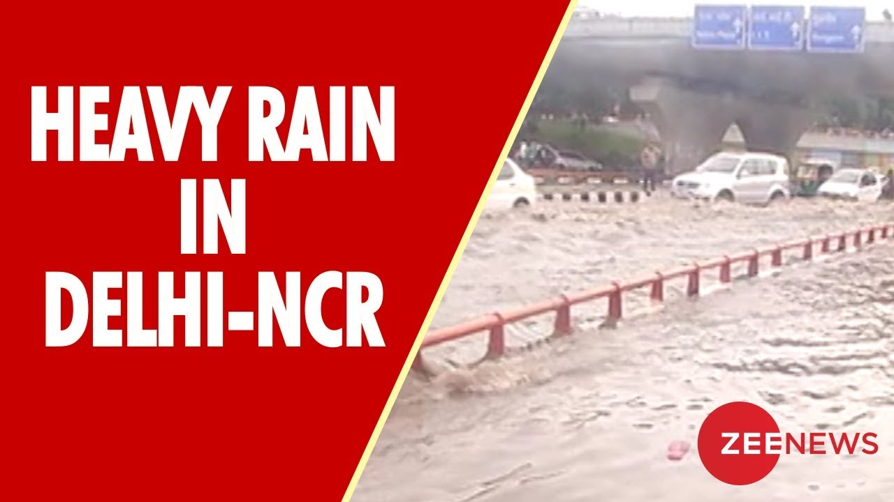 Heavy rains lash parts of Delhi-NCR; leading to waterlogging and traffic snarls