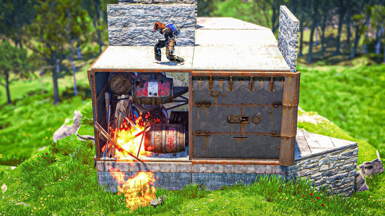 I stole all the best loot from my neighbors raid 🧃 - RUST SOLO #7 S139
