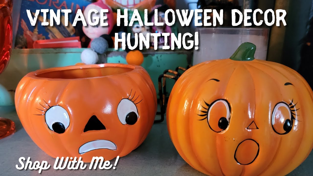 Searching For Vintage Halloween! 💜 Thrift With Me!