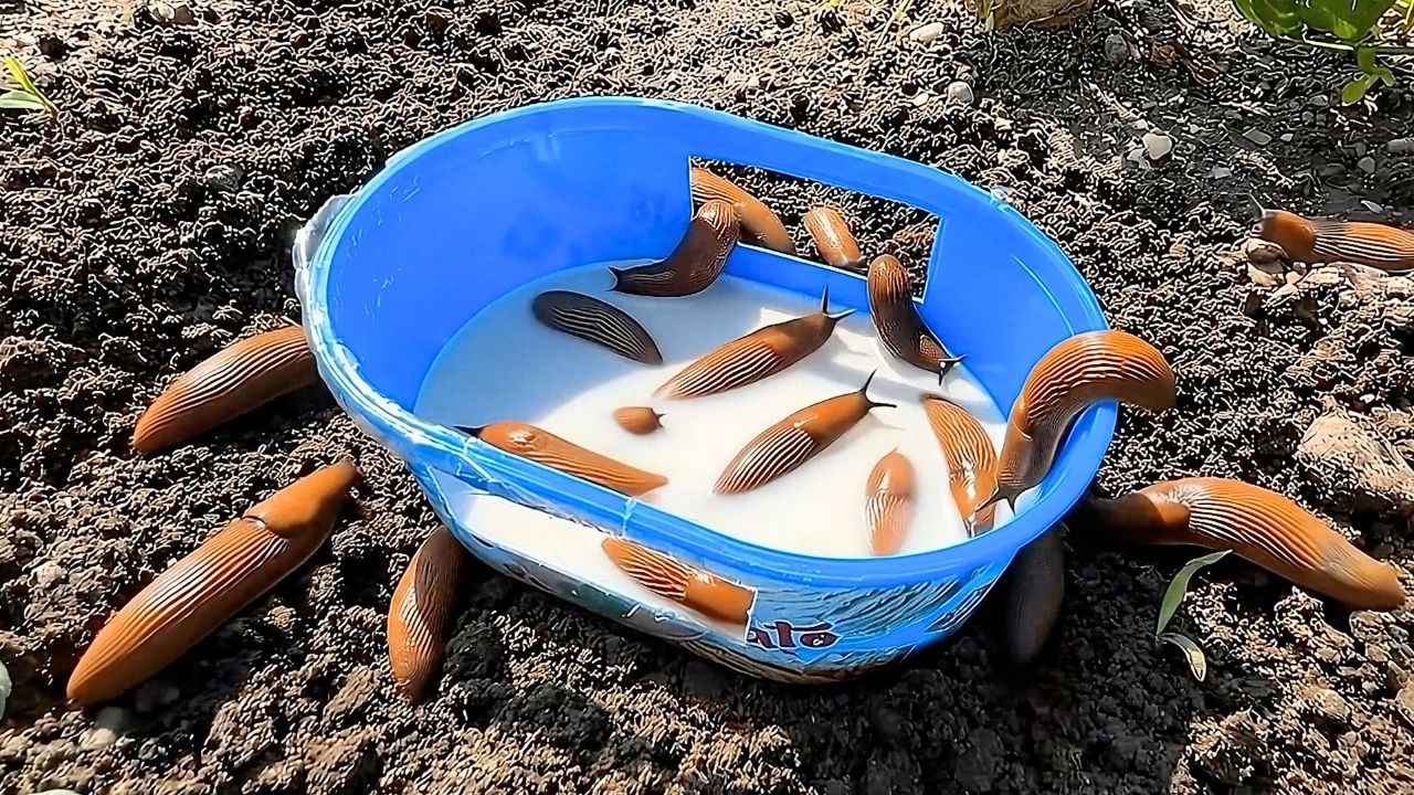 Wyłapałam wszystkie ślimaki z ogrodu