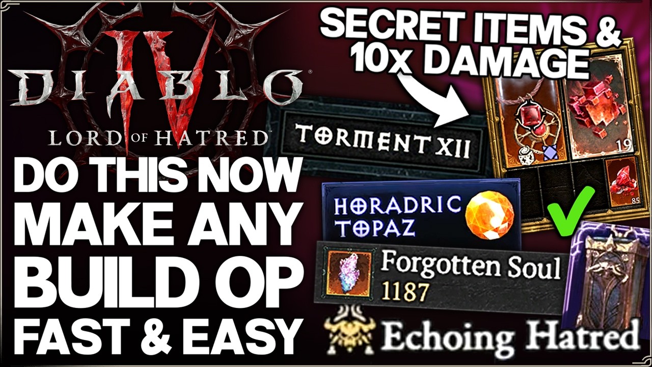 Diablo 4 - Прекратите делать ЭТО неправильно - Сделайте так, чтобы ЛЮБОЙ билд наносил в 10 раз бо...