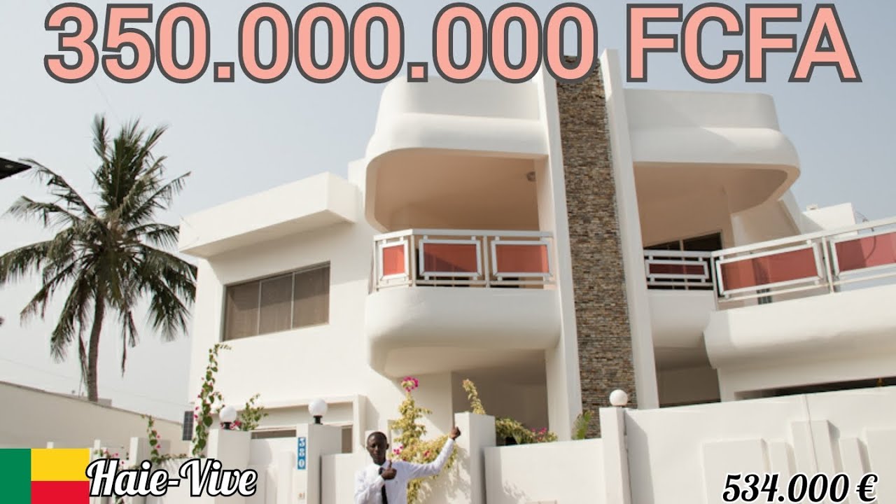 HAIE-VIVE A 350.000.000 FCFA / 534.000 € CETTE VILLA EST MISE EN VENTE A COTONOU HAIE-VIVE BENIN