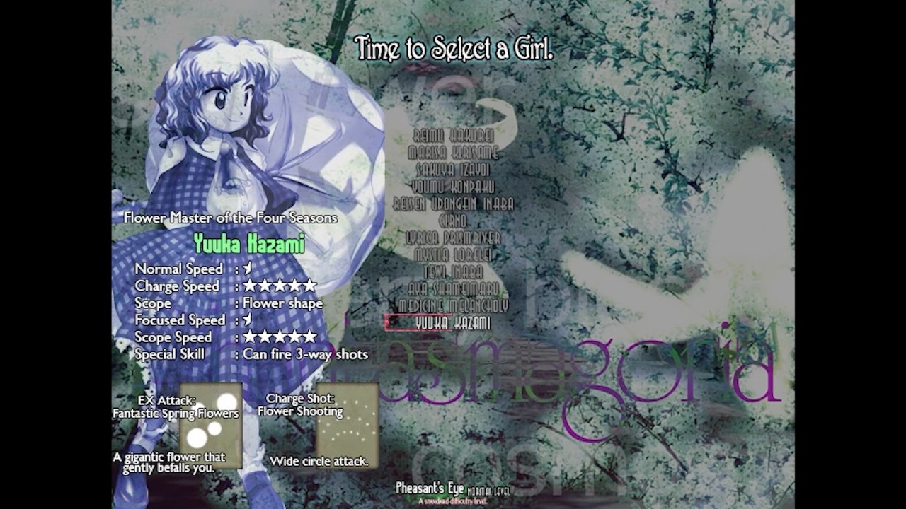 Touhou 9 || Phantasmagoria of Flover View || Normal || 3cc( || Yuuka