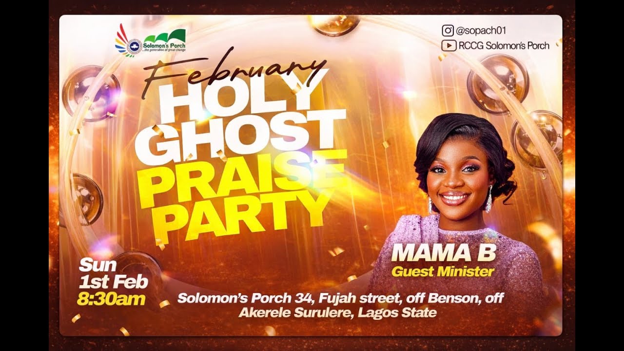 FEBRUARY HOLY GHOST PRAISE PARTY with @bolanleakintobi || THANKSGIVING SERVICE || 01/02/26