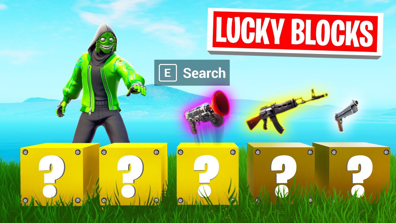 УДАЧНЫЕ БЛОКИ: ВЫБИРАЙТЕ ДОБЫЧУ В FORTNITE! (*НОВЫЙ* РЕЖИМ ИГРЫ)