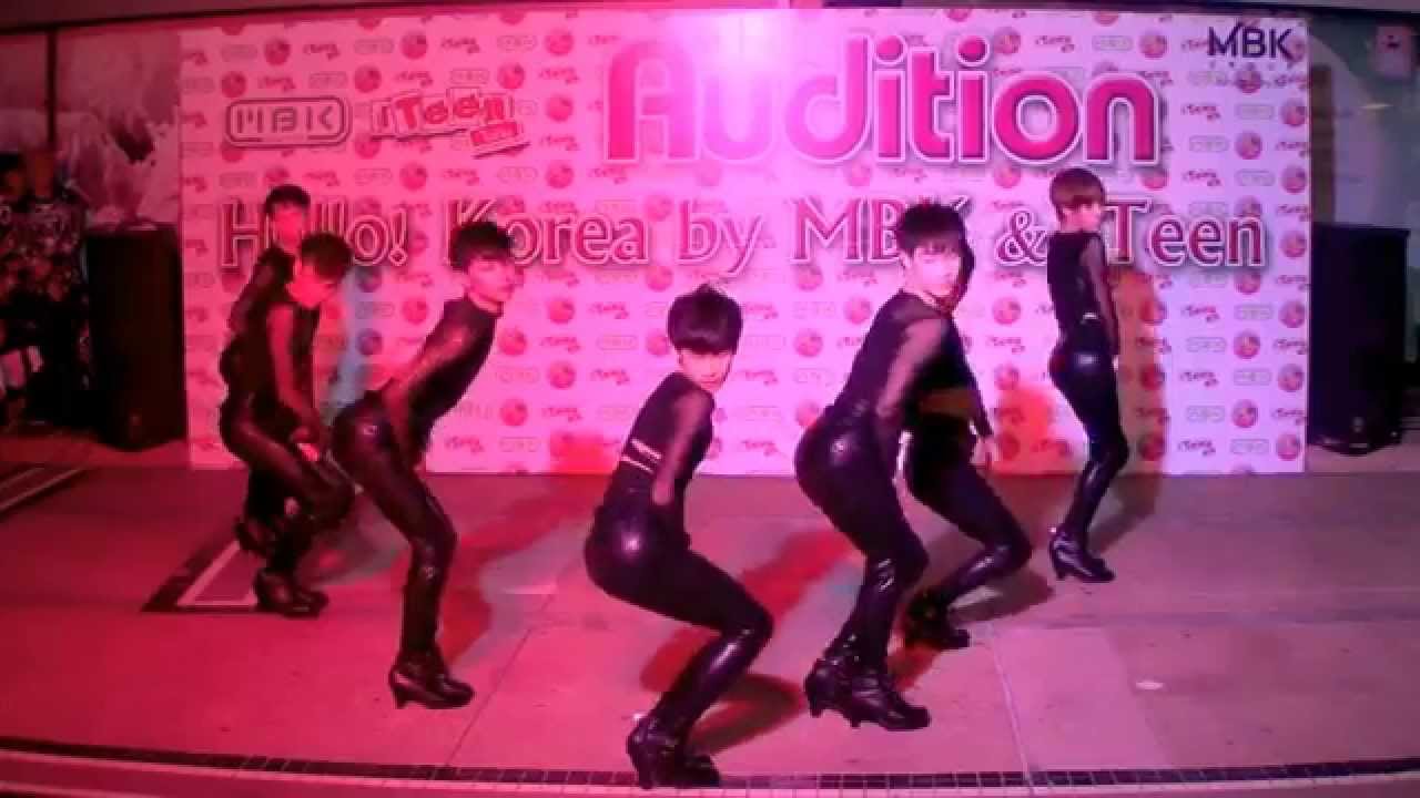 140328 G.O.D cover AOA - Miniskirt @Hello! Korea 2014 (Audition)