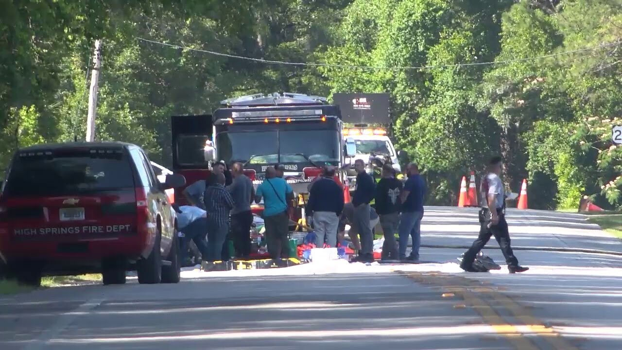 Four people were injured when a chemical plant in High Springs exploded