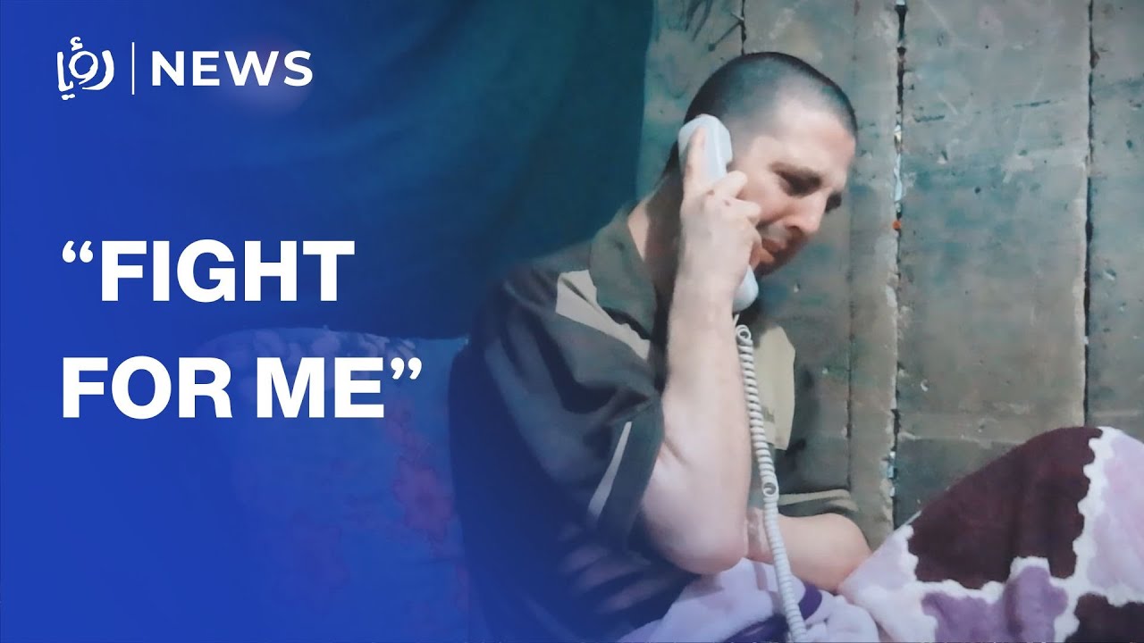 “Israeli” captive makes emotional call to his wife and mother
