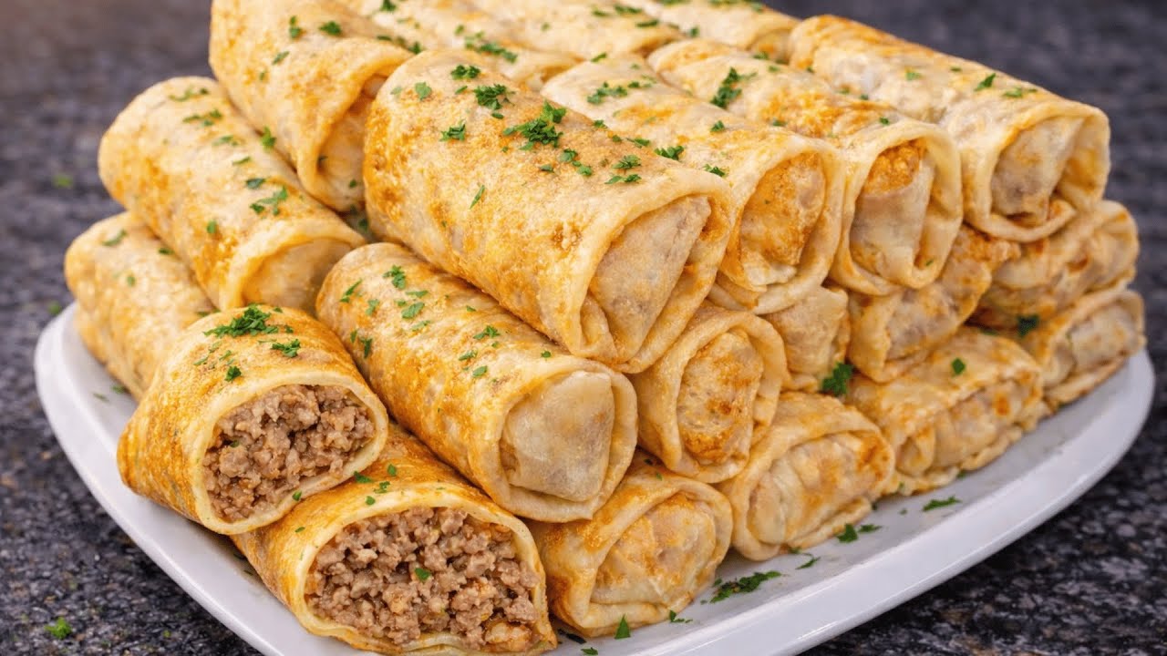Мясные блины сытно и по-домашнему |Нежные блины с мясной начинкой |Мясные блины по домашнему рецепту
