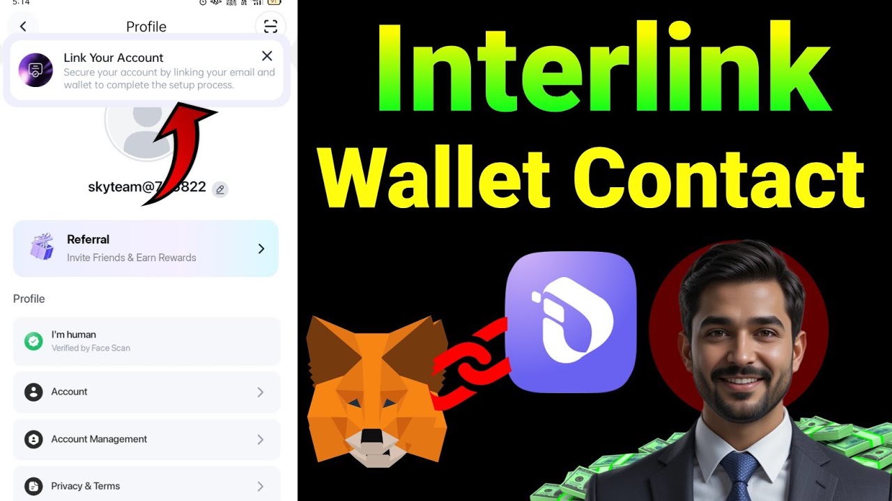 How to Link Wallet on Interlink Network App | Interlink Network App Wallet Connect Connect