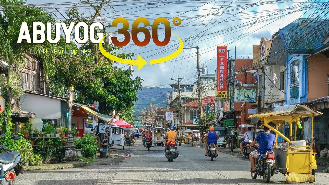 Virtual Ride Through Abuyog Leyte | 360° Tour Real Street and Avenida Rizal Street