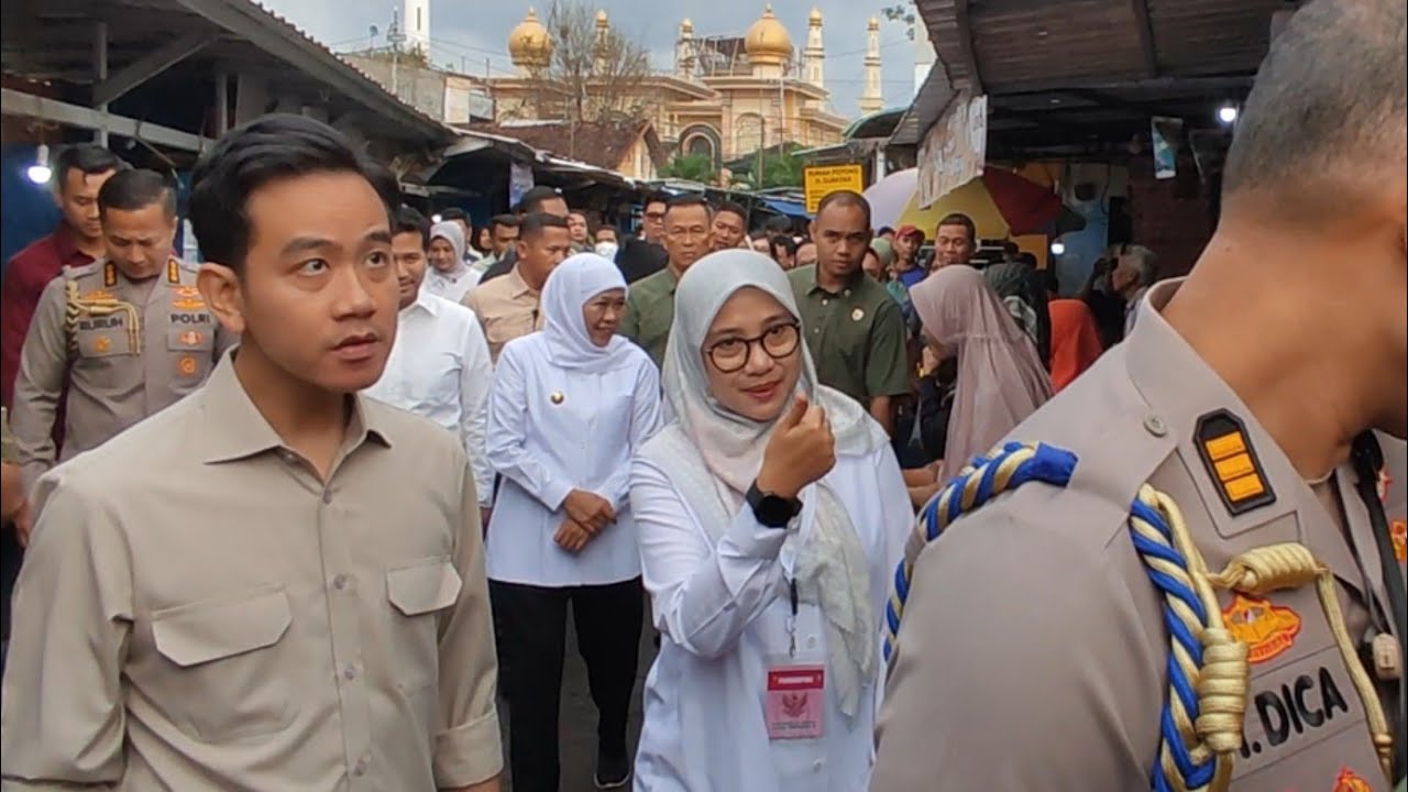 WAPRES GIBRAN KUNJUNGI PASAR ROGOJAMPI,BANYUWANGI,24 JUNI 2025