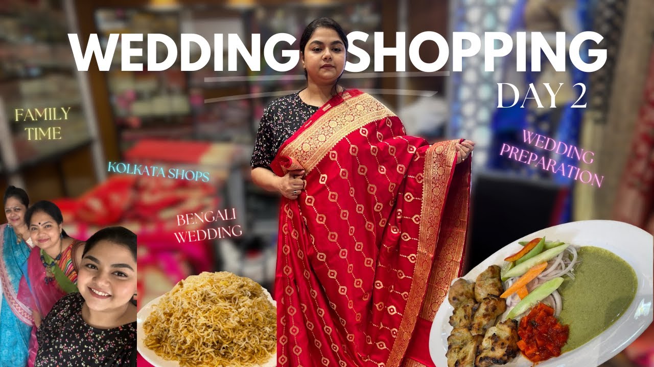 BIYER BENARASI kinte puro Kolkata ghurlam 🙈🛍️ 