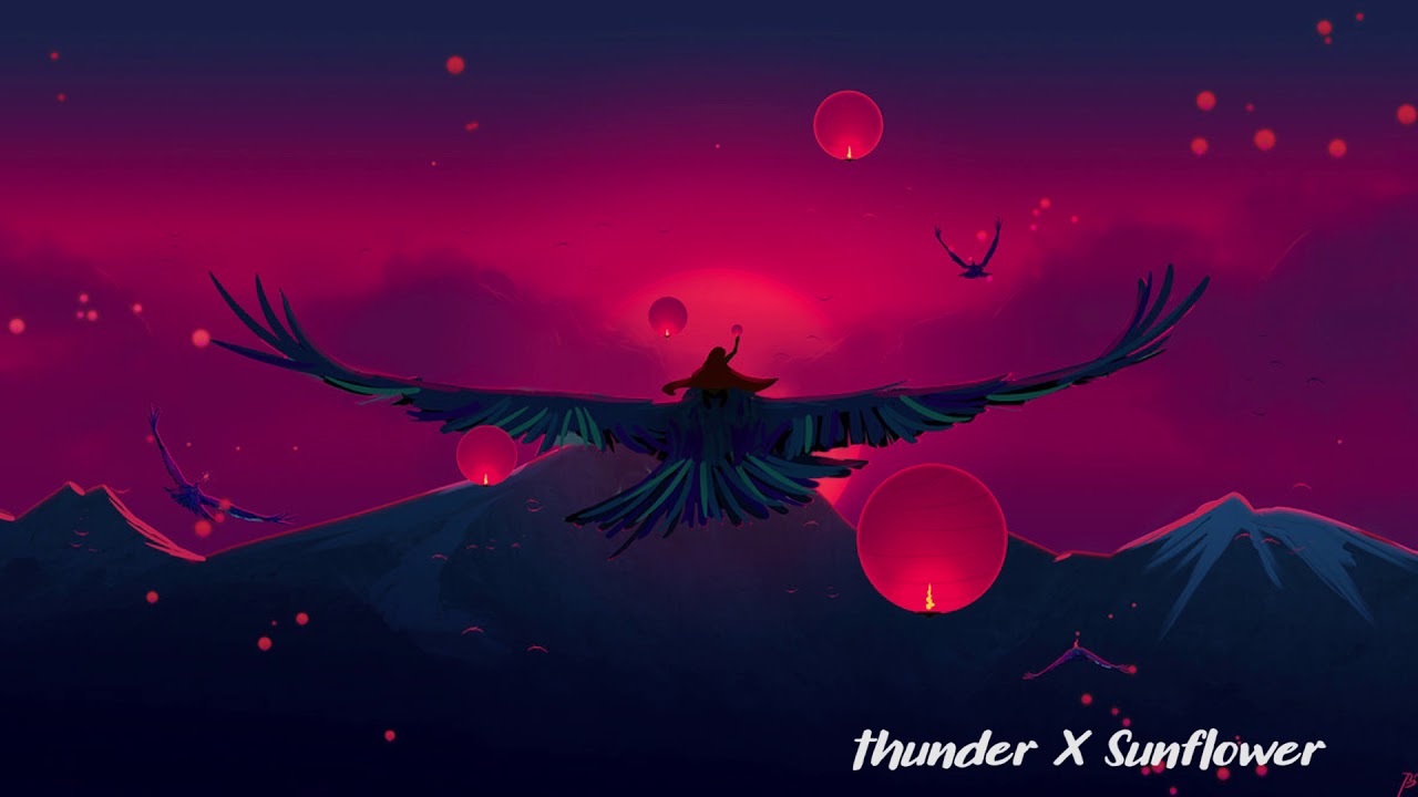 8D SURROUND MUSIC 🎧 | THUNDER x SUNFLOWER [Mashup] - Imagine Dragons, Post Malone, Swae Lee