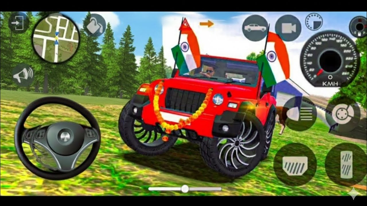 Modified Mahindra Thar Games: Indian Green Thar (Gadi Wala Games) Car Game Android Game - #2026