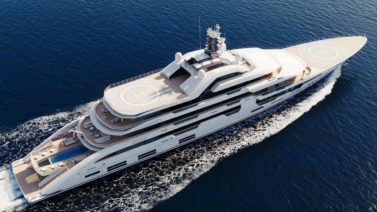 Amels Project Tanzanite – A 120-Meter Masterpiece of Modern Yacht Design