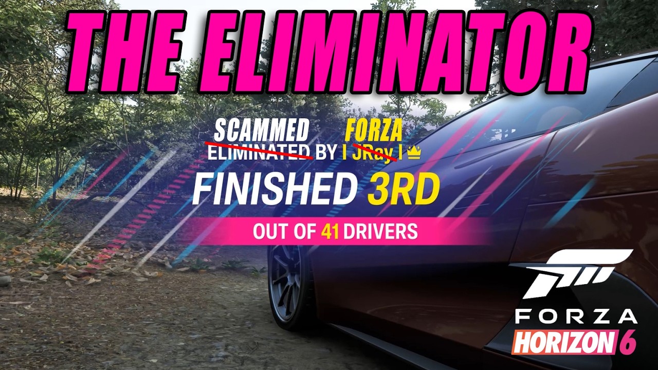 Впервый раз играл в Forza Horizon 6 Eliminator, и вот что произошло (безумная концовка)