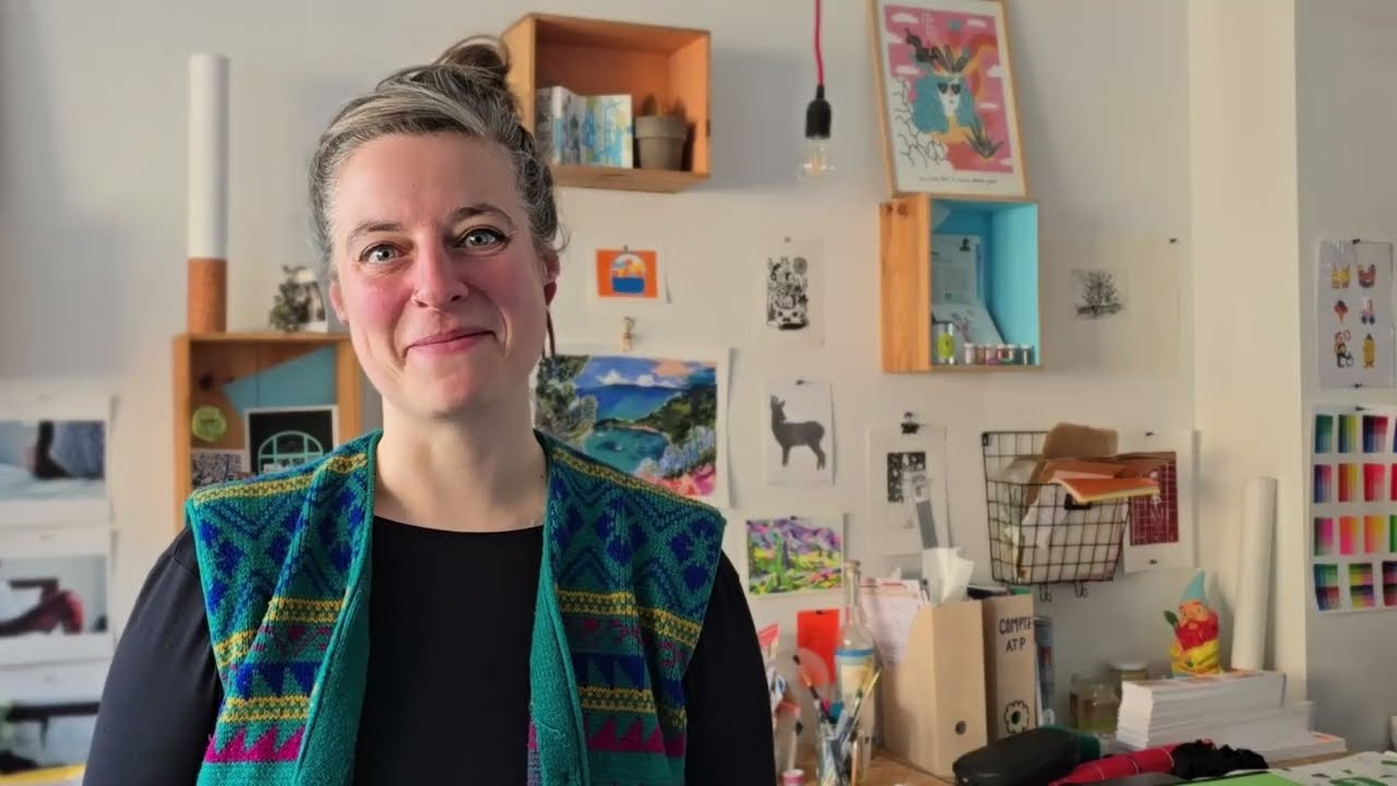 Odile Brée - illustratrice du jeu Héroïnoscope